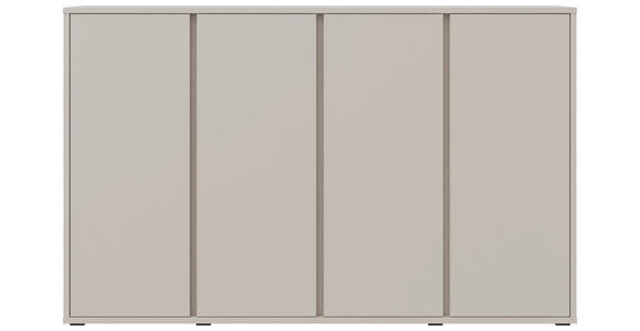 SCHUHSCHRANK 192,7/120/34 cm - Kaschmir/Anthrazit, KONVENTIONELL, Holzwerkstoff/Kunststoff (192,7/120/34cm) - Xora