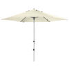 SONNENSCHIRM 320 cm Naturfarben  - Beige/Alufarben, KONVENTIONELL, Textil/Metall (320cm) - Doppler