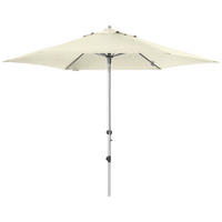SONNENSCHIRM 320 cm Naturfarben  - Beige/Alufarben, KONVENTIONELL, Textil/Metall (320cm) - Doppler