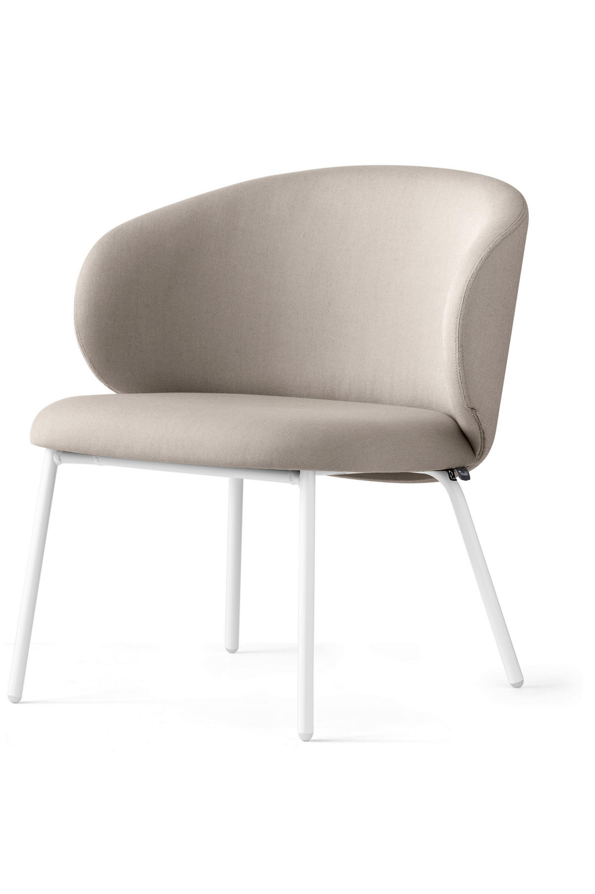 GARTENSESSEL Weiß, Sandfarben  - Sandfarben/Weiß, Basics, Textil/Metall (69/72/71cm) - Connubia 