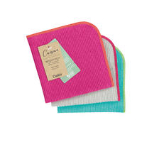 GESCHIRRTUCH-SET Türkis, Pink  - Türkis/Pink, Basics, Textil (30/30cm) - Cawoe