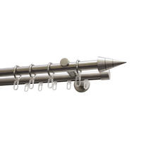 KARNIŠA boje oplemenjenog čelika metal - boje oplemenjenog čelika, Basics, metal (200cm) - Gardinia