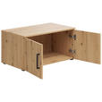 AUFSATZSCHRANK 70/35/40 cm  - Schwarz/Eiche Artisan, MODERN, Holzwerkstoff/Kunststoff (70/35/40cm) - Carryhome