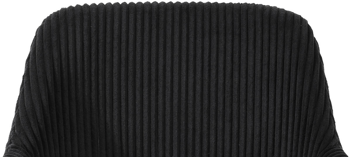 ARMLEHNSTUHL  in Eisen Cord  - Schwarz, KONVENTIONELL, Holz/Textil (57/83.5/63cm) - MID.YOU