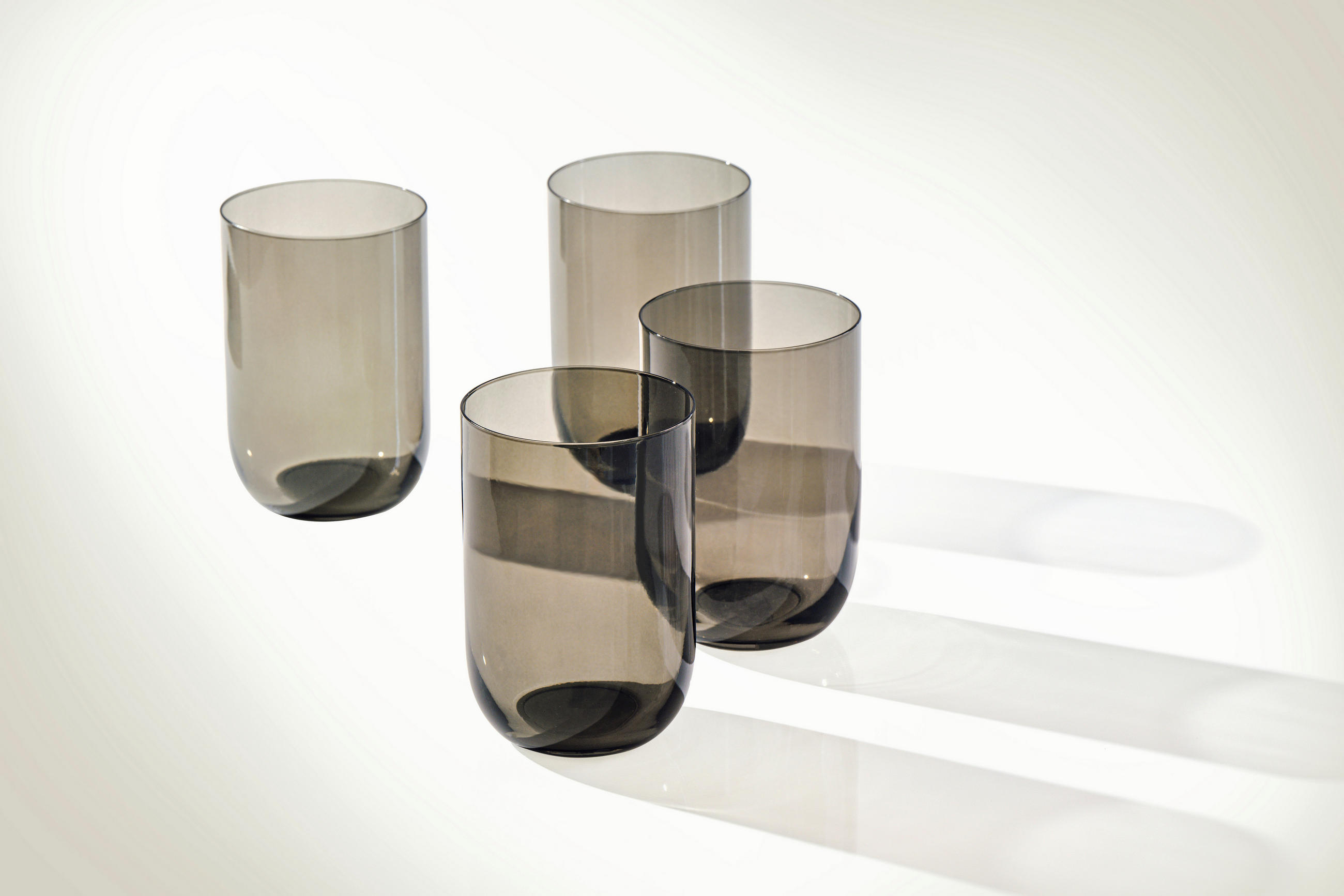 LONGDRINKGLAS Like Smoke 300 ml 2-teilig  - Hellgrau, KONVENTIONELL, Glas (8/8/12,1cm) - like.Villeroy & Boch
