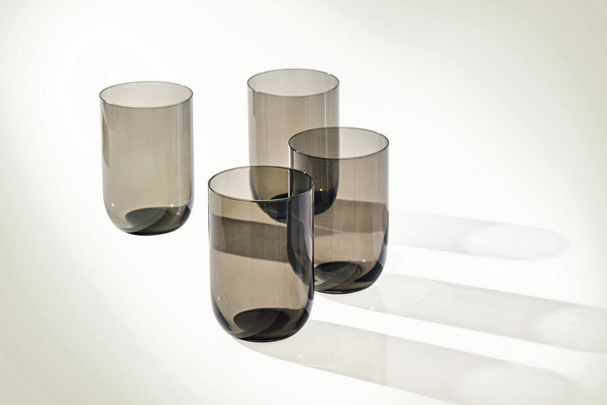LONGDRINKGLAS Like Smoke 300 ml 2-teilig  - Hellgrau, KONVENTIONELL, Glas (8/8/12,1cm) - like.Villeroy & Boch