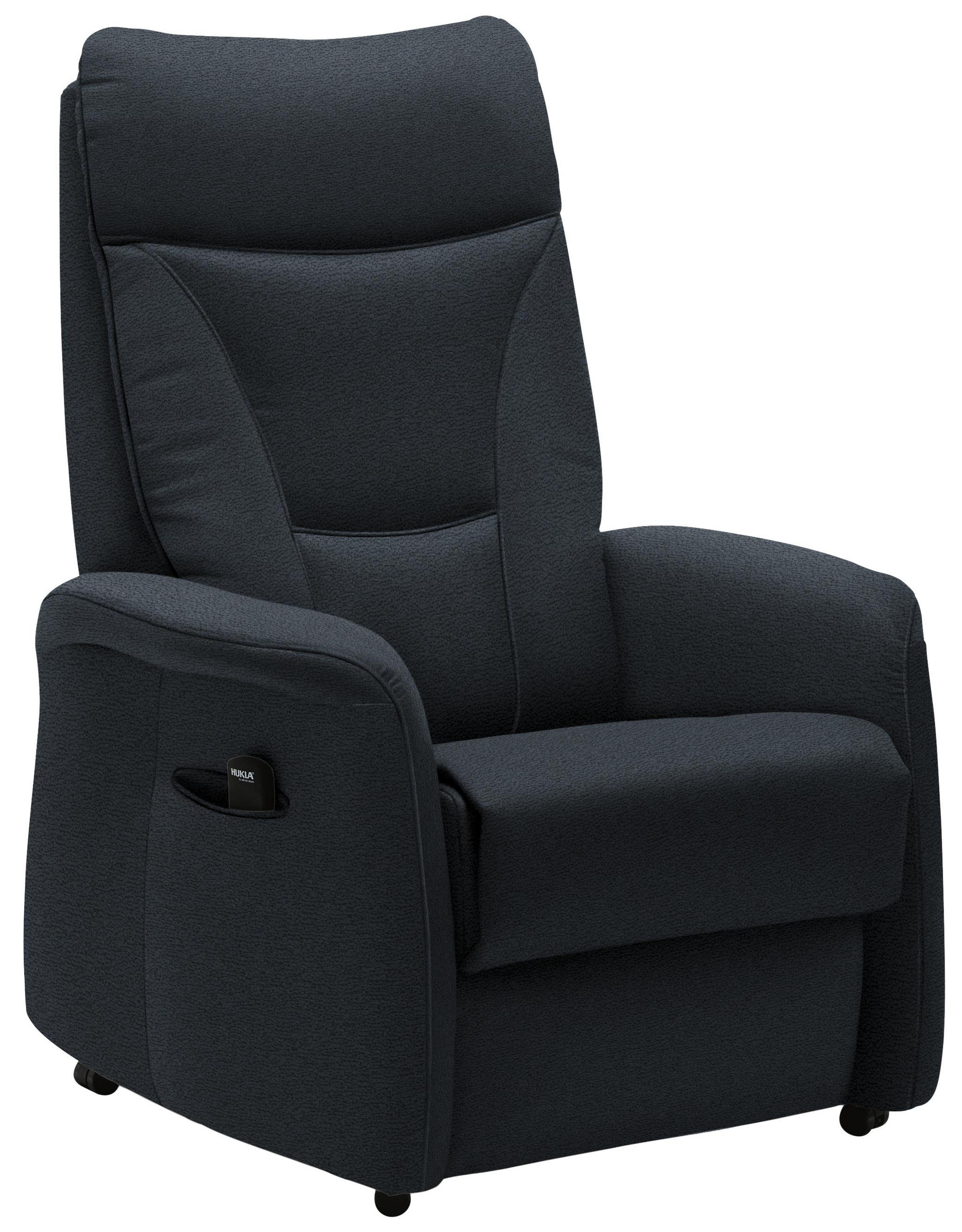 Fernsehsessel in Textil Blau