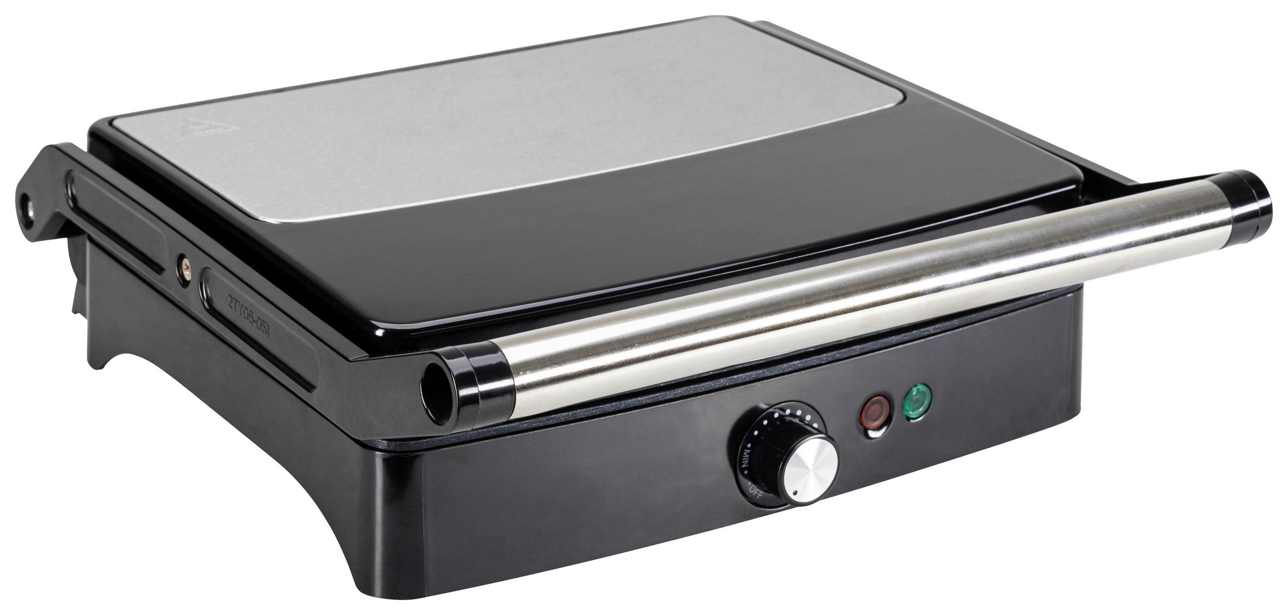 KONTAKTGRILL - Schwarz, Design (58/31/6,5cm) - Nouvel