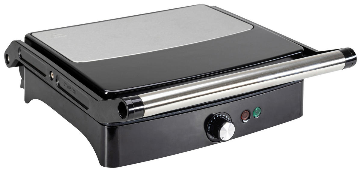 KONTAKTGRILL - Schwarz, Design (58/31/6,5cm) - Nouvel