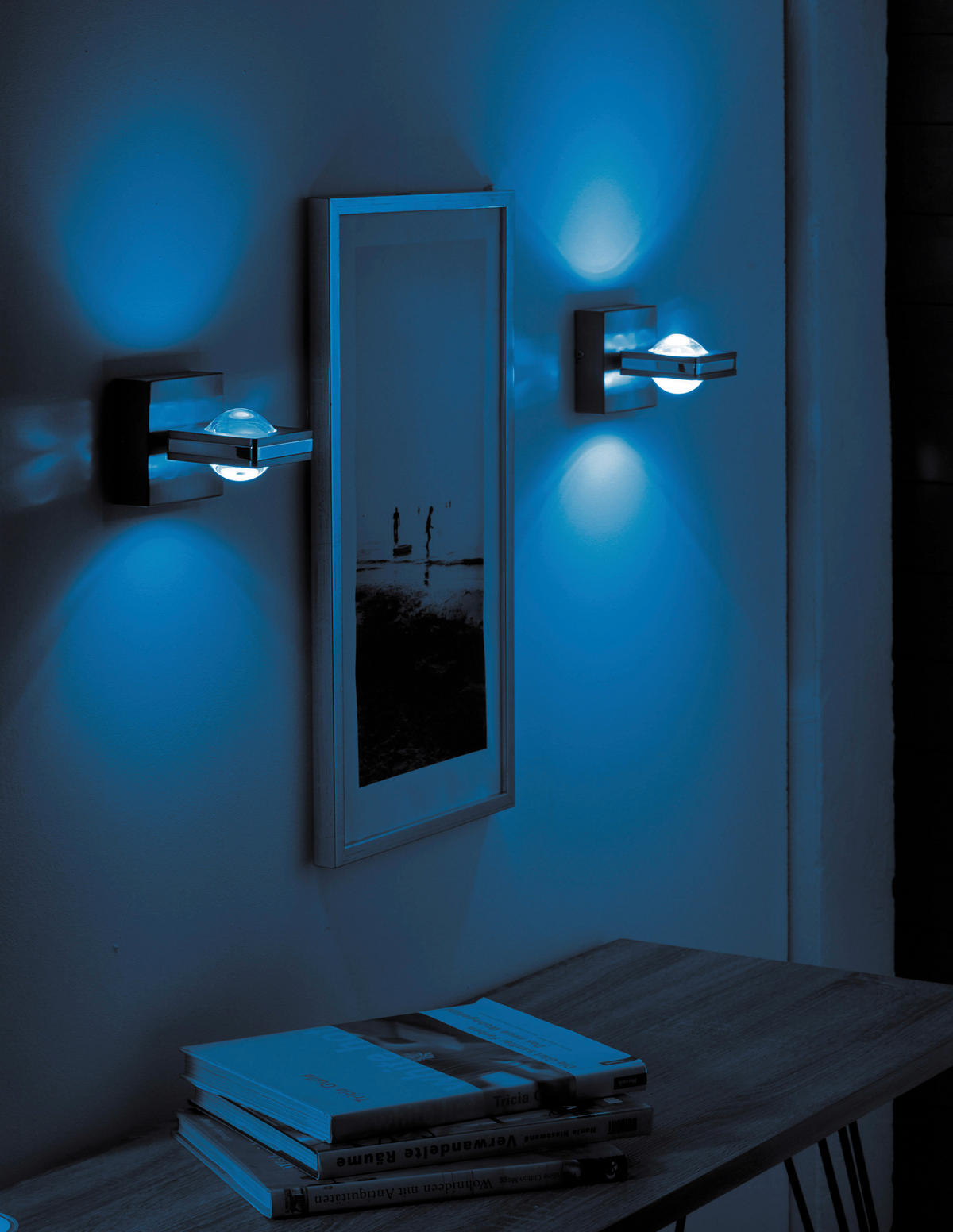 LED-WANDLEUCHTE  15/11/11 cm    - Edelstahlfarben, LIFESTYLE, Glas/Kunststoff (15/11/11cm) - Just Light