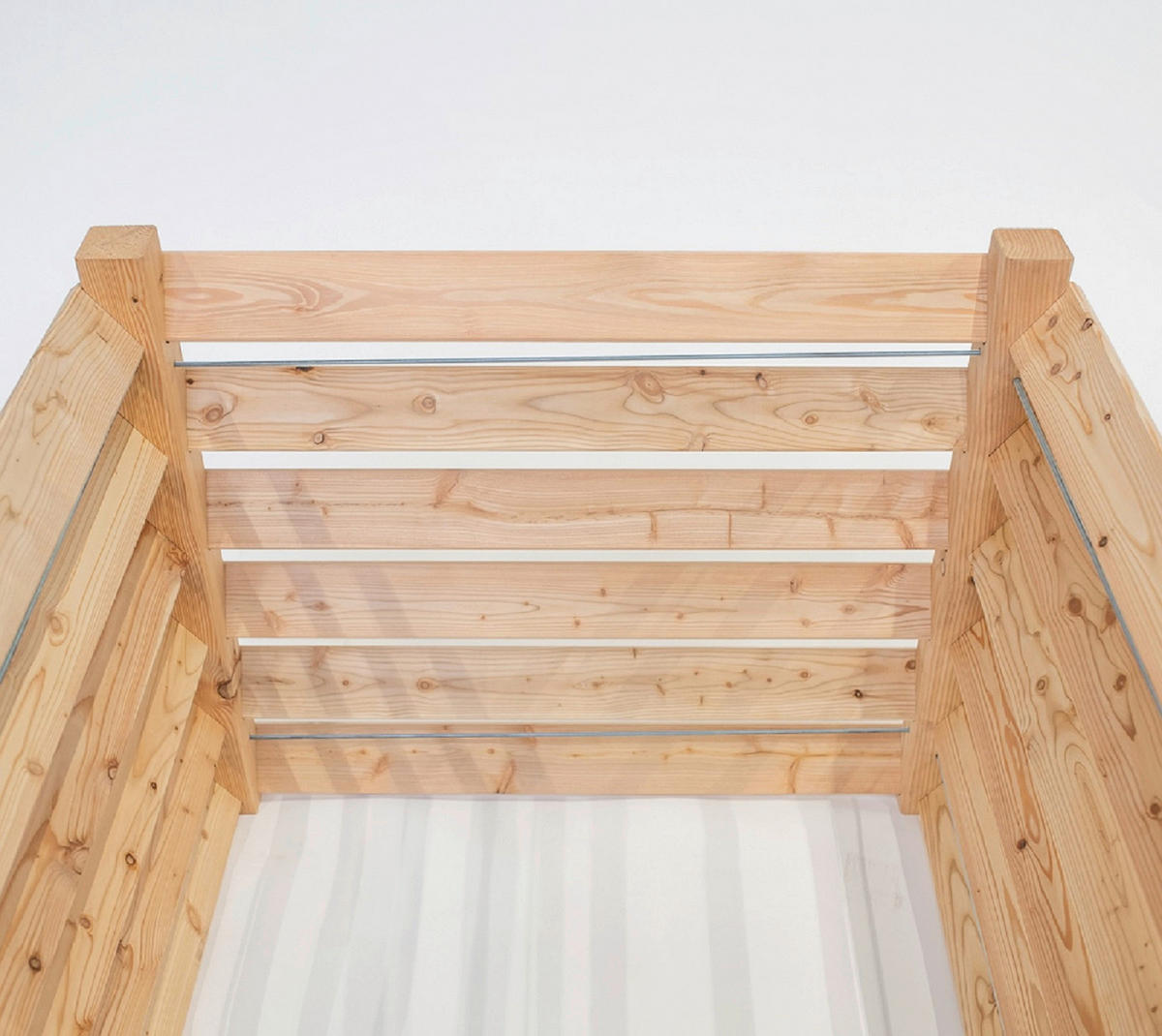 KOMPOSTER 100/80/100 cm  - Lärchefarben, Basics, Holz (100/80/100cm)