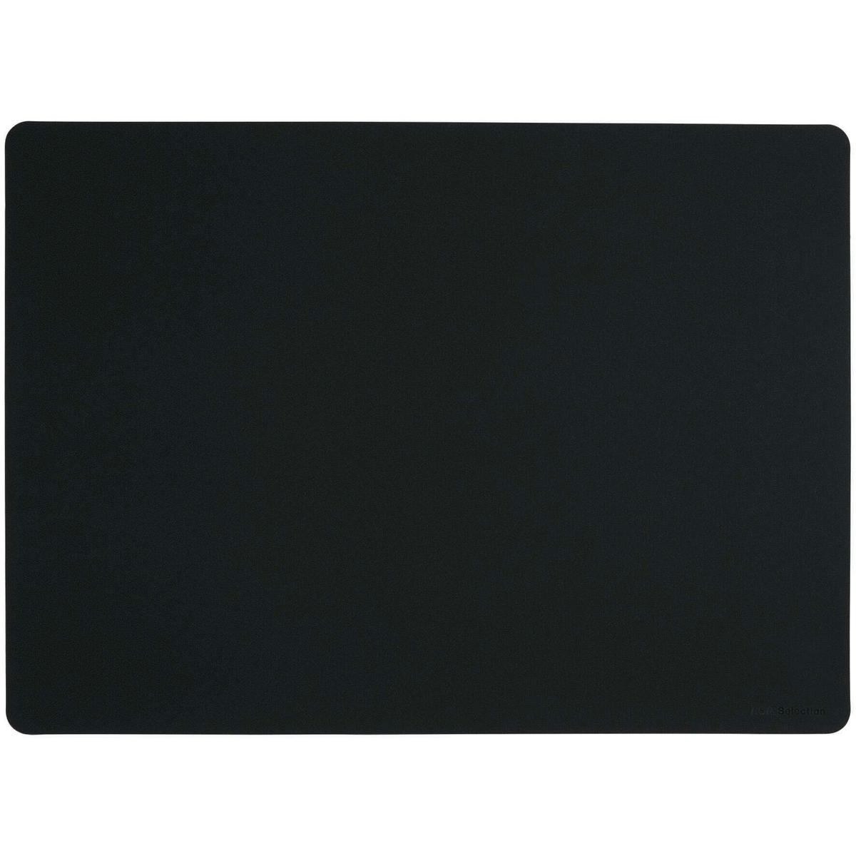 TISCHSET SOFT LEATHER Kunststoff Schwarz 46/33 cm  - Schwarz, Design, Kunststoff (46/33cm) - ASA