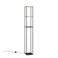 PODNA LED LAMPA - crna, Lajfstajl, metal/plastika (20/20/140cm)
