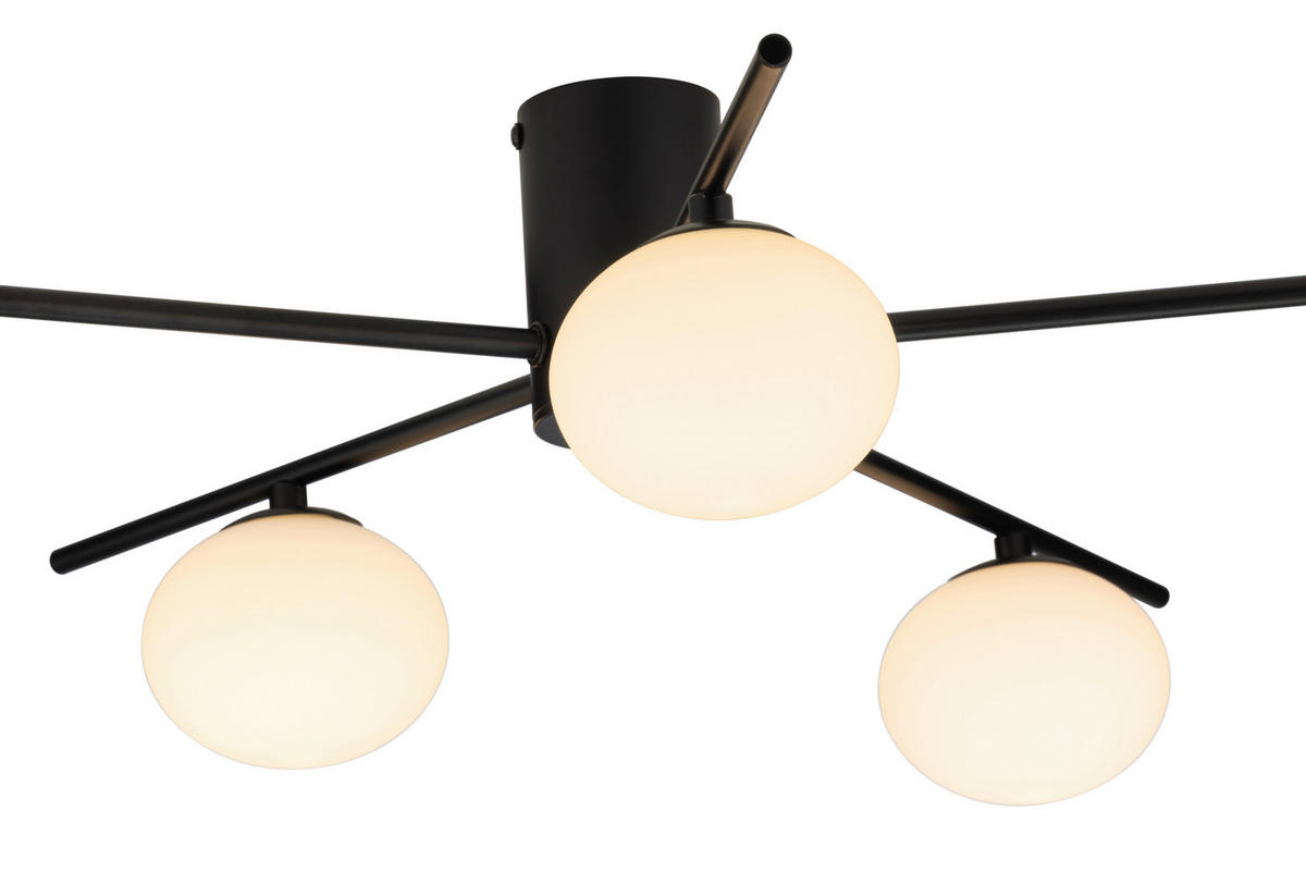 DECKENLEUCHTE 70/54/17.5 cm  - Weiß, Trend, Glas (70/54/17.5cm) - Collett's Monde