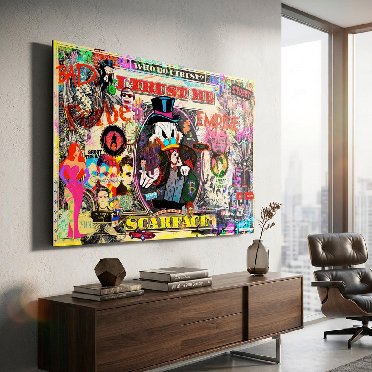 KUNSTDRUCK 116/78 cm  - Multicolor, Basics, Holz (116/78cm)