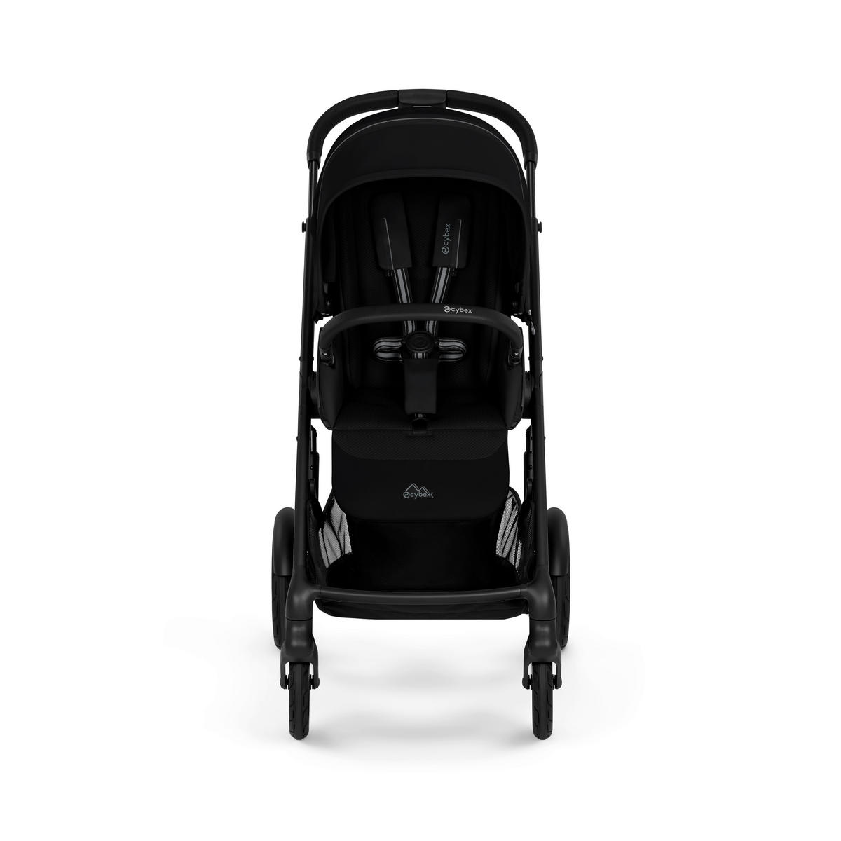 KINDERWAGEN  TALOS S LUX BLK  Moon Black  - Schwarz, Basics, Kunststoff/Textil (91/60,5/110cm) - cybex GOLD