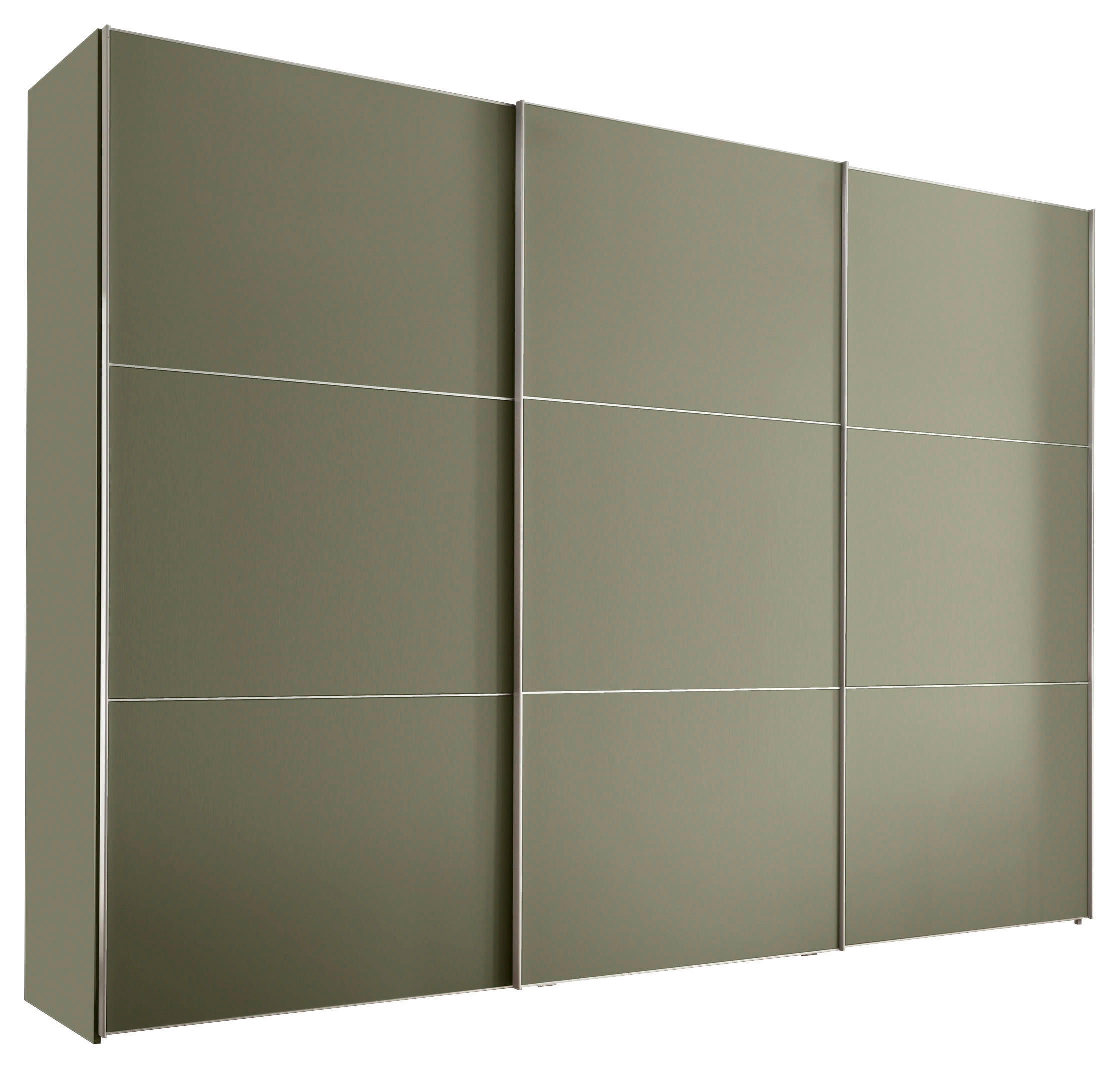 Moderano Schwebetürenschrank Salbeigrün 280x222x68 cm