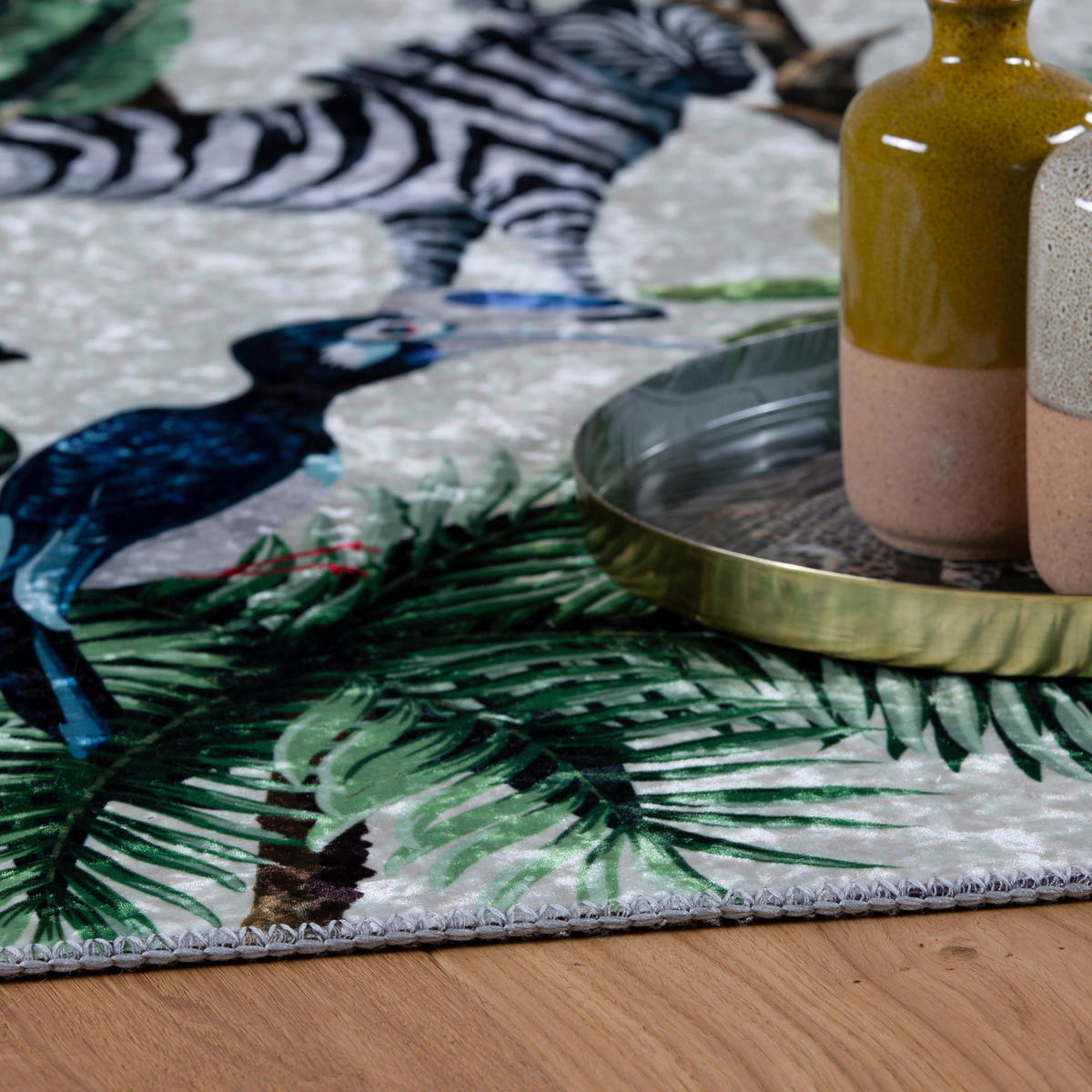 FLACHWEBETEPPICH 160/230 cm My Exotic Multicolor  - Multicolor, Design, Kunststoff/Textil (160/230cm) - Obsession