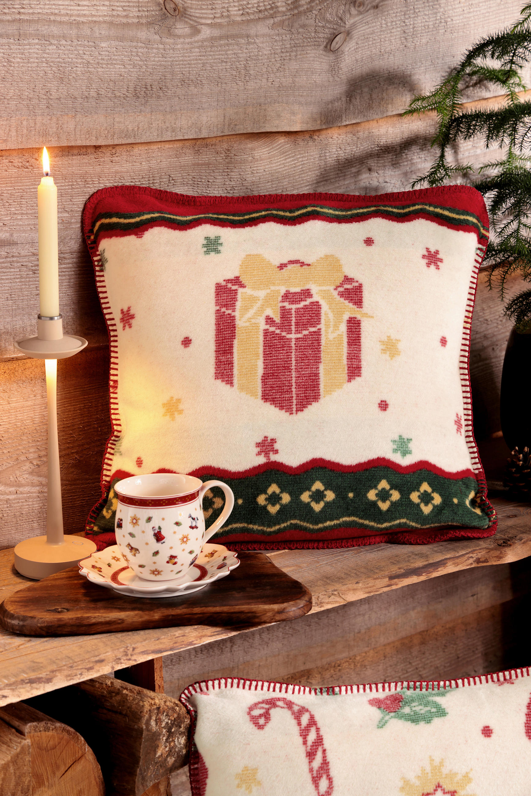 DÍSZPÁRNAHUZAT 50/50 cm  - többszínű, Basics, textil (50/50cm)