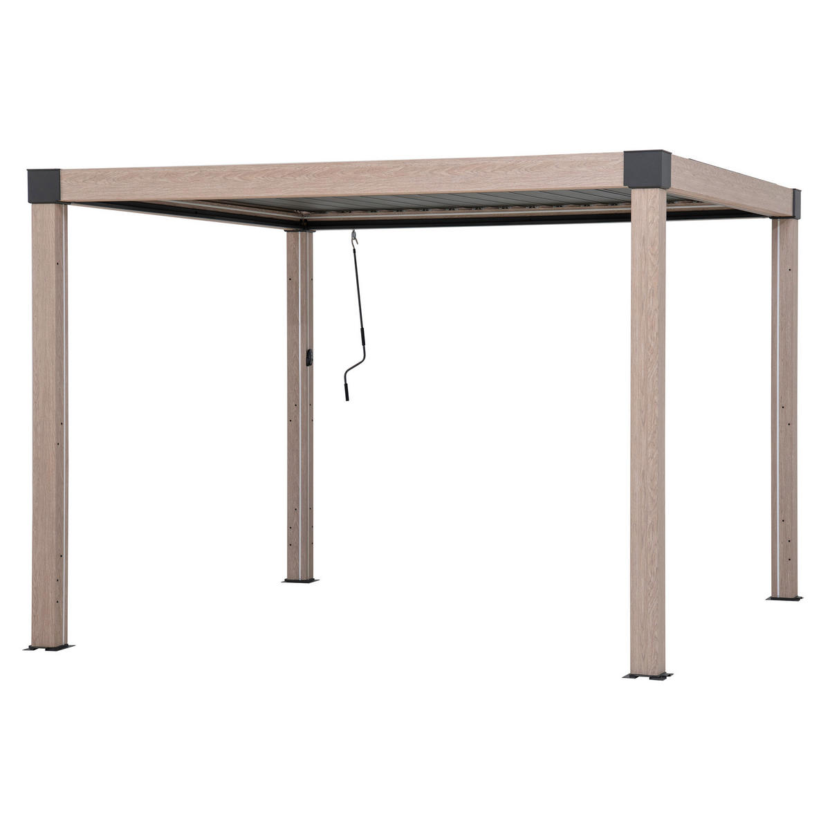 PAVILLON 306/223/306 cm   - Hellbraun/Anthrazit, Basics, Metall (306/223/306cm) - Modante