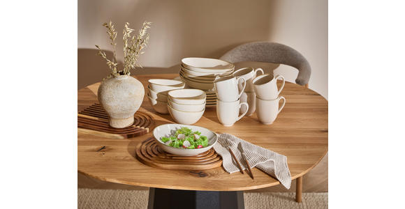 KOMBISERVICE AQUA SABBIA 24-teilig  - Beige, Trend, Keramik - Novel