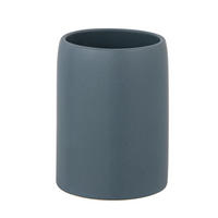 ZAHNPUTZBECHER Keramik  - Blau, KONVENTIONELL, Keramik (7,5/10,5/7,5cm) - Schöner Wohnen