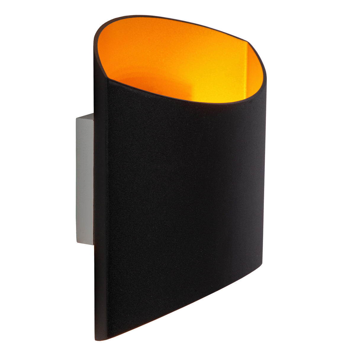 LED-WANDLEUCHTE Diletta 16/8/18 cm   - Schwarz, KONVENTIONELL, Metall (16/8/18cm) - Lucide