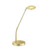 LED-TISCHLEUCHTE DENT 16/60 cm   - Messingfarben, Design, Metall (16/60cm) - Fischer & Honsel