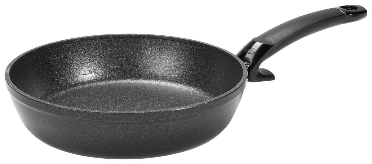 PANVICA NA SMAŽENIE  24 cm  - čierna, Basics, kov (24cm) - Fissler