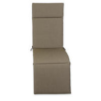RELAXSESSELAUFLAGE Uni  - Hellbraun, Design, Textil (50/4/164cm)