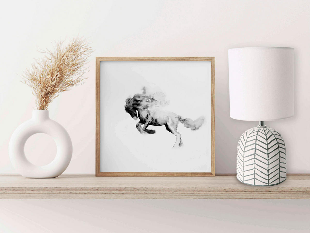 TISCHLEUCHTE Folio 14/27,5 cm   - Weiß, KONVENTIONELL, Keramik/Textil (14/27,5cm) - Näve