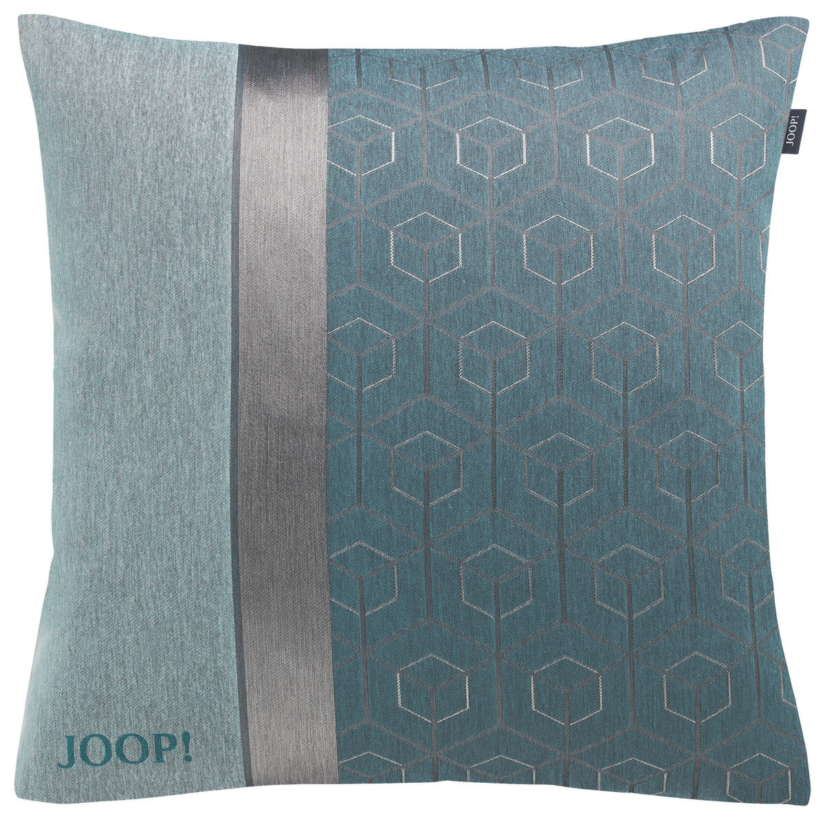 PREVLEKA BLAZINE 50/50 cm  - srebrne barve/barve petroleja, Konvencionalno, tekstil (50/50cm) - Joop!