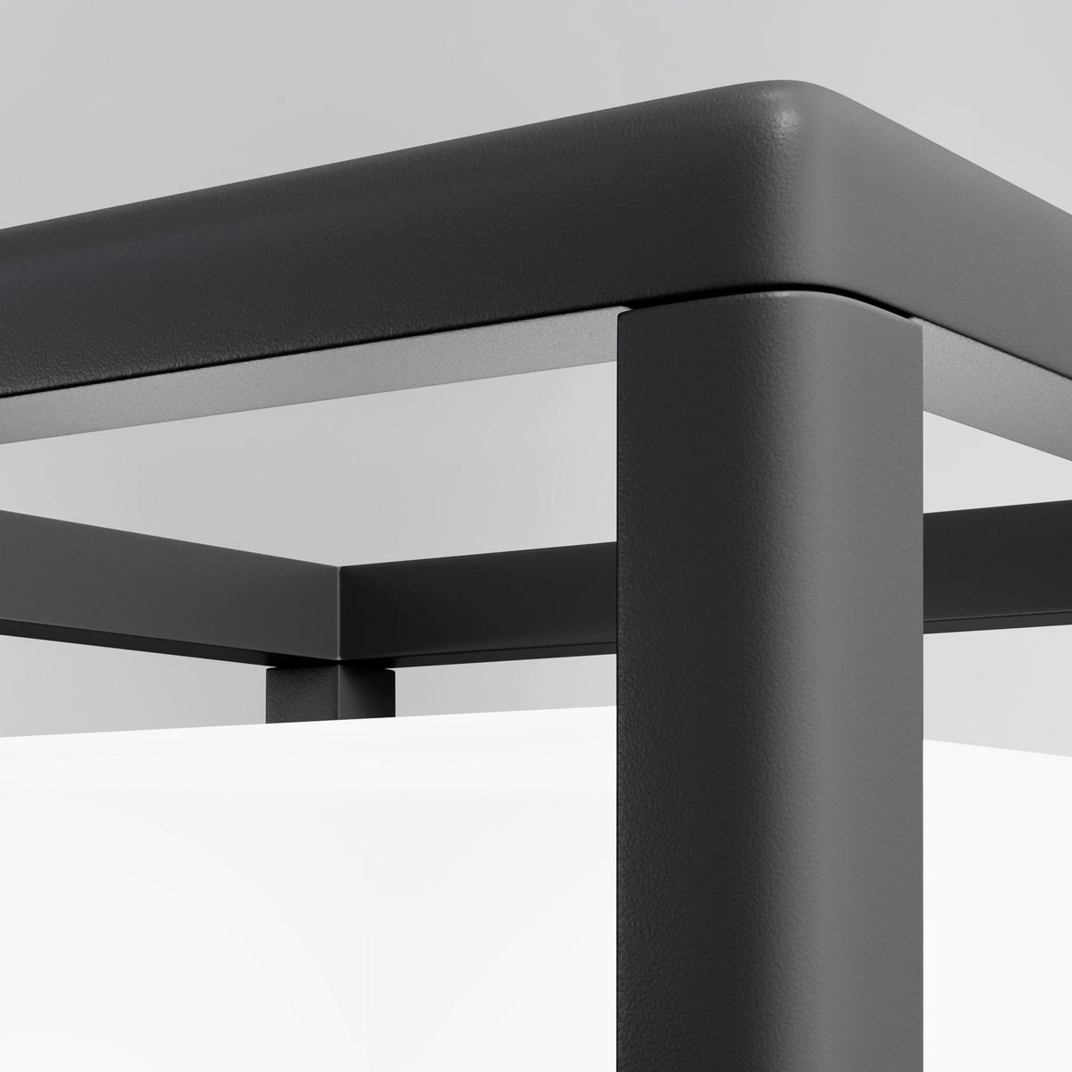 WEGELEUCHTE Outdoor 22,7/22,7/25,5 cm  - Dunkelgrau, Design, Kunststoff/Metall (22,7/22,7/25,5cm) - MAYTONI