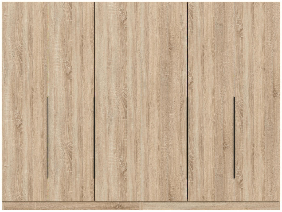 DREHTÜRENSCHRANK  in Sonoma Eiche  - Sonoma Eiche, MODERN, Holzwerkstoff (240/181/52cm) - MID.YOU