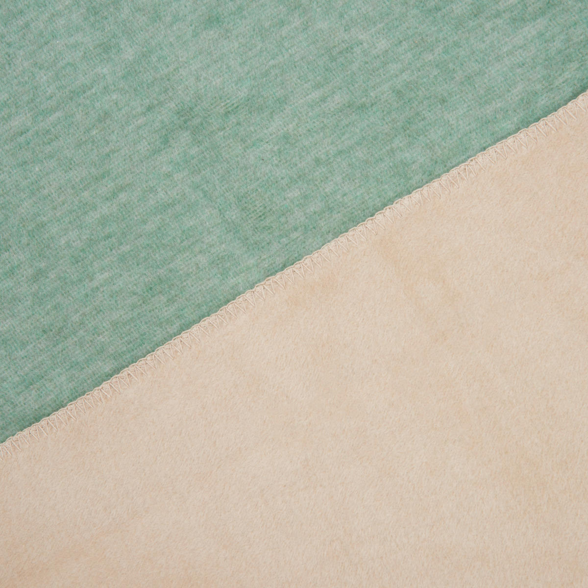WOHNDECKE DE VELA NOVEL 150/200 cm  - Sandfarben/Grün, Basics, Textil (150/200cm) - Novel