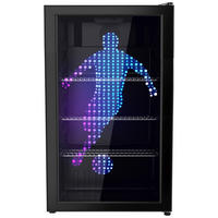 GETRÄNKEKÜHLSCHRANK 44,5/83/47 cm  - Schwarz, Trend, Glas (44,5/83/47cm) - PKM