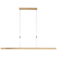 LED-HÄNGELEUCHTE ADRIANA 120-179/5,5/180 cm   - Messingfarben, Design, Metall (120-179/5,5/180cm) - Paul Neuhaus