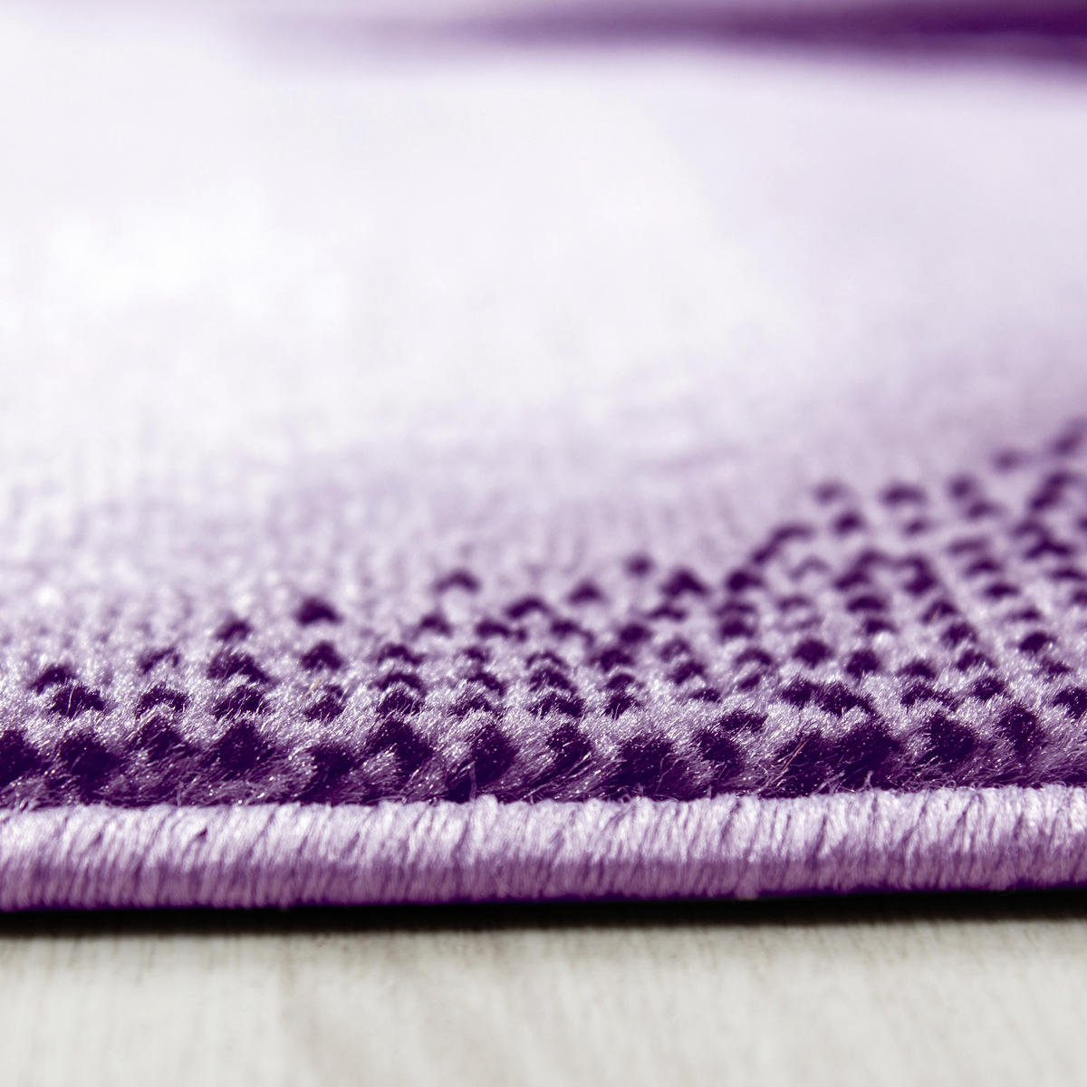 WEBTEPPICH 120/170 cm Plus 8008 Lila, Weiß  - Lila/Weiß, Design, Textil (120/170cm) - Novel