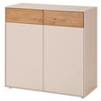 SIDEBOARD Sandfarben, Wildeiche  90/86/39 cm  - Sandfarben/Wildeiche, Design, Holz/Holzwerkstoff (90/86/39cm) - Dieter Knoll