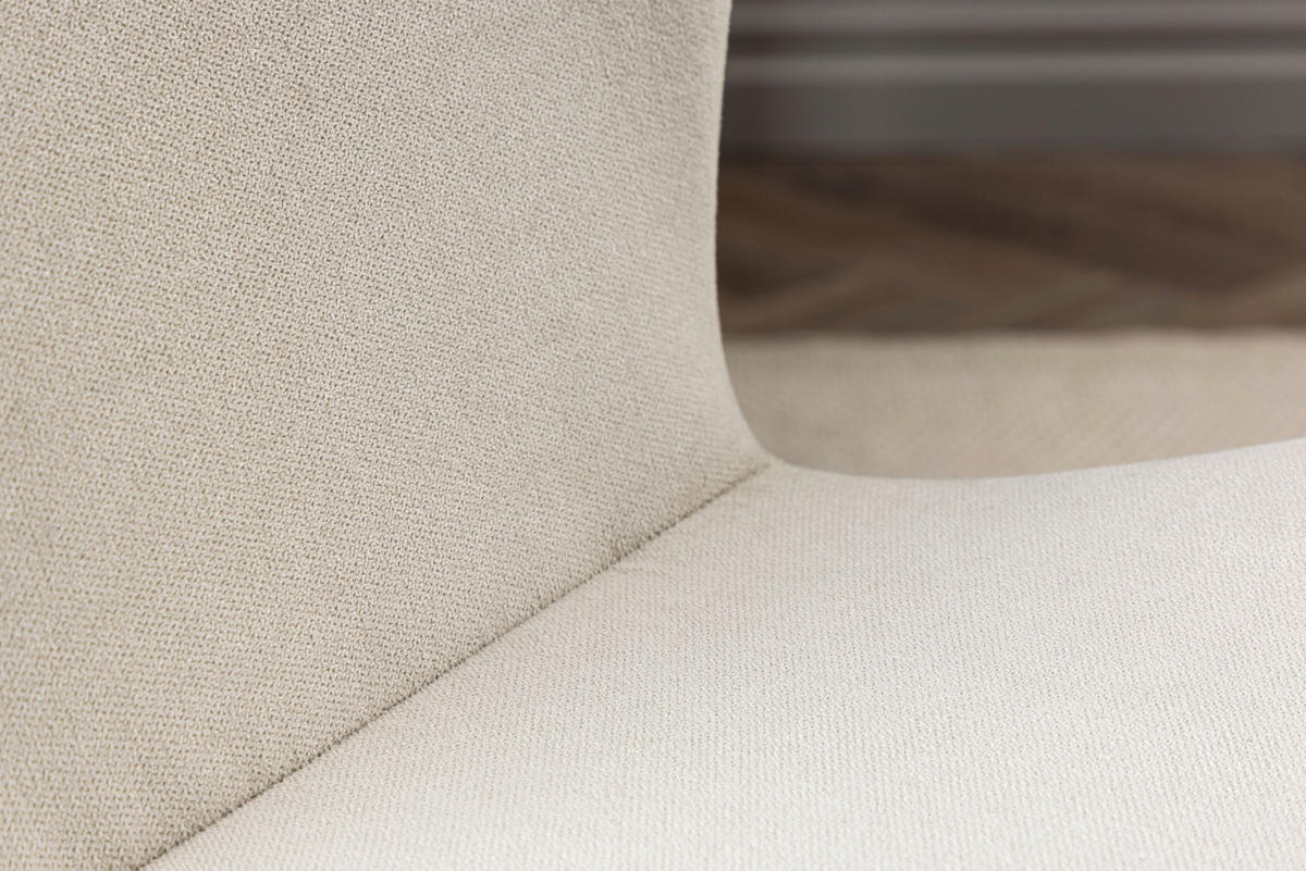 STOLSET 2 styck stål textilväv  - beige/ljusbrun, Design, metall/textil (48/80/50cm) - Livetastic