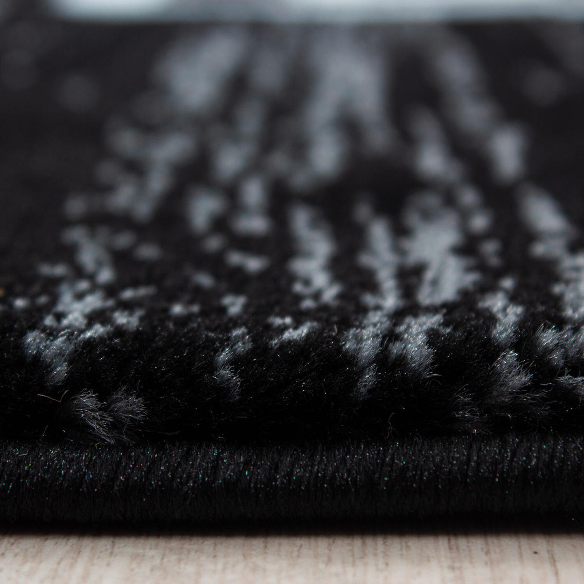 FLACHWEBETEPPICH 140/200 cm Miami Schwarz  - Schwarz, Design, Textil (140/200cm) - Novel