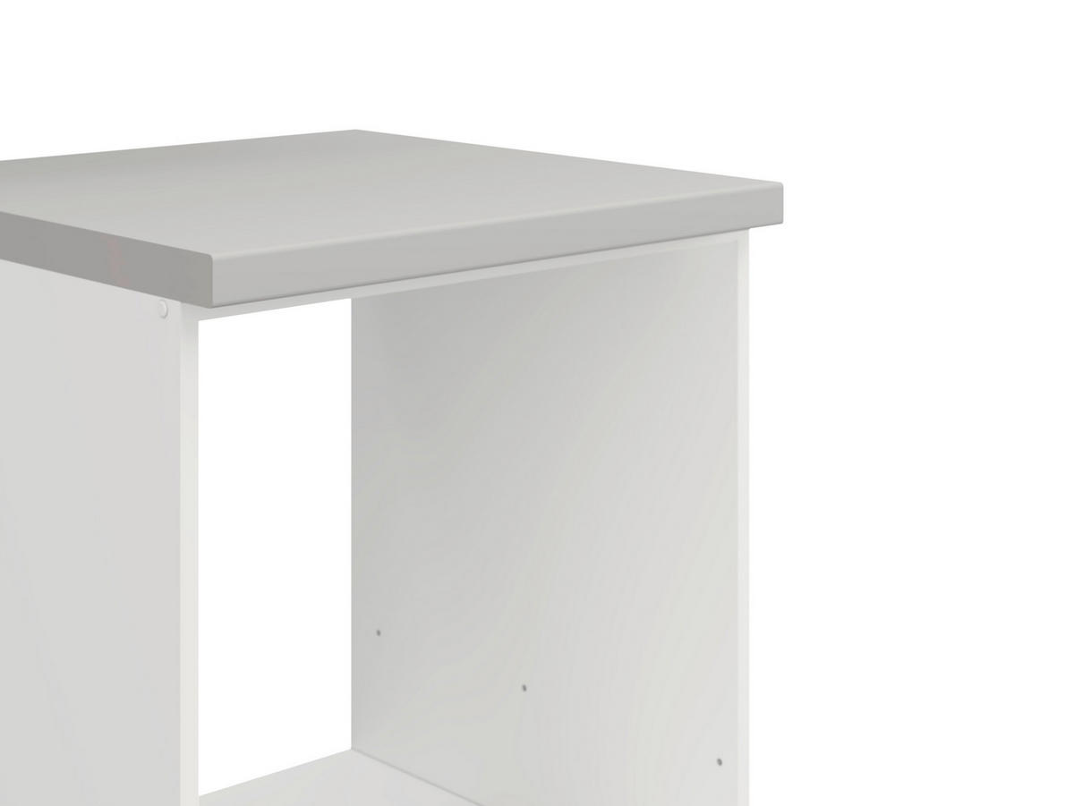 KONYHAI ALSÓSZEKRÉNY - homokszínű/fehér, Basics, faalapú anyag (60/82/56,2cm) - Carryhome