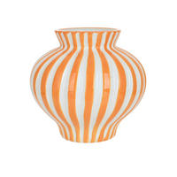 VASE 13.5 cm  - Orange, Basics, Keramik (14,7/13,5cm)