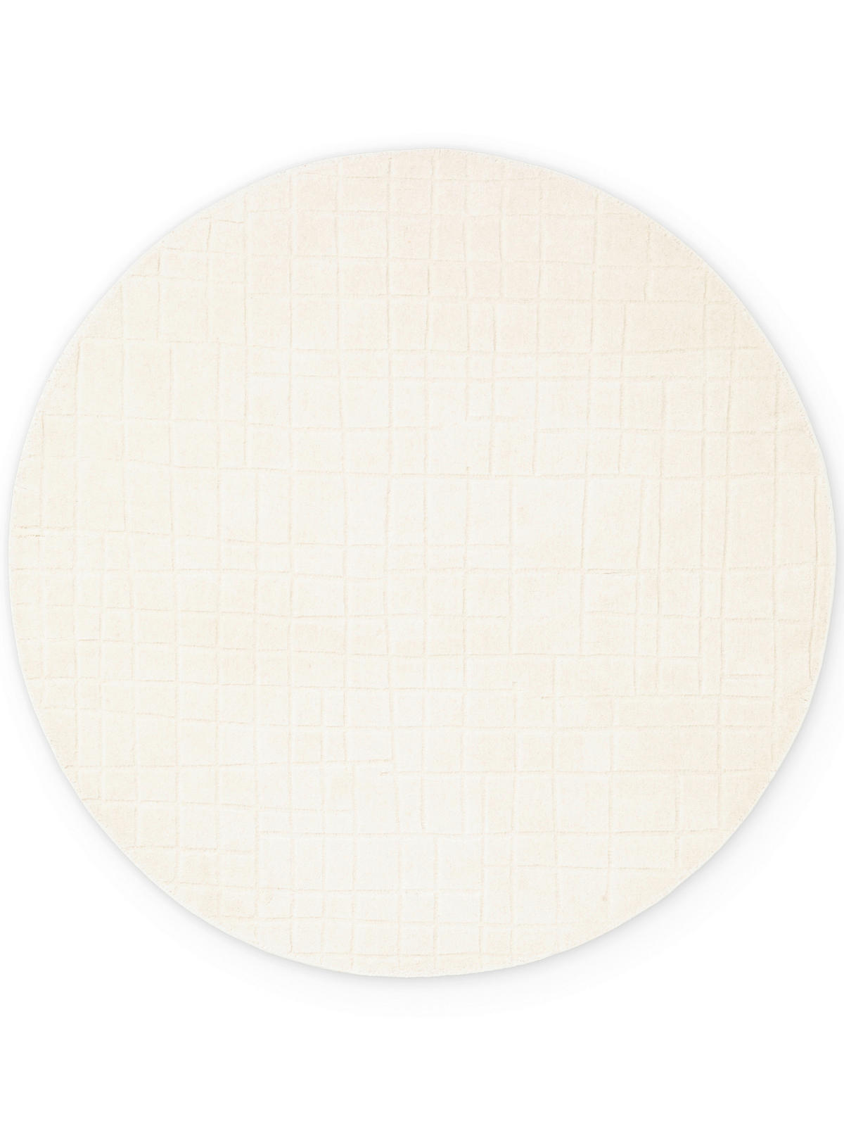 WOLLTEPPICH  Wohnzimmer 200 cm Kollektion 1890 Kenso Creme rund  - Creme, Basics, Textil (200cm) - Villeroy & Boch