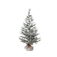 WEIHNACHTSBAUM  - Weiß/Grün, KONVENTIONELL, Kunststoff/Textil (50/100cm) - X-Mas