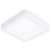 LED-DECKENLEUCHTE 16/16/2,8 cm   - Weiß, Basics, Kunststoff/Metall (16/16/2,8cm) - Novel