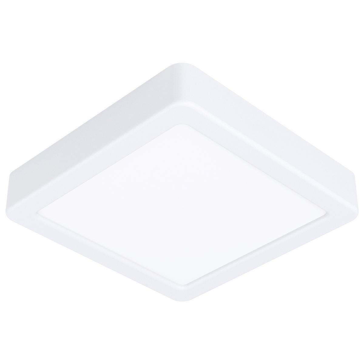LED-DECKENLEUCHTE 16/16/2,8 cm   - Weiß, Basics, Kunststoff/Metall (16/16/2,8cm) - Novel