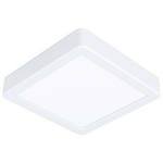 LED-DECKENLEUCHTE 16/16/2,8 cm   - Weiß, Basics, Kunststoff/Metall (16/16/2,8cm) - Novel