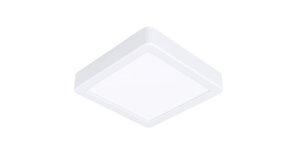 LED-DECKENLEUCHTE 16/16/2,8 cm   - Weiß, Basics, Kunststoff/Metall (16/16/2,8cm) - Novel