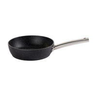 BRATPFANNE Perfect Cooking Greblon®-Antihaftbeschichtung 20 cm  - Edelstahlfarben/Schwarz, Basics, Metall (20cm) - Homeware Profession.